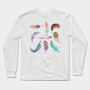 Fabulous Feathers Long Sleeve T-Shirt